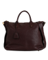 Alice Zipped Tote, &pound;250, Handbags, Burgundy, Leather, Front view